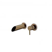 JEE-O-pure-wall-basin-mixer-set – matt gold JEE-O-pure-wall-basin-mixer-set - matt gold