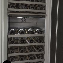 Zwarte_keuken_met_Gaggenau_wijnkoeler Zwarte_keuken_met_Gaggenau_wijnkoeler